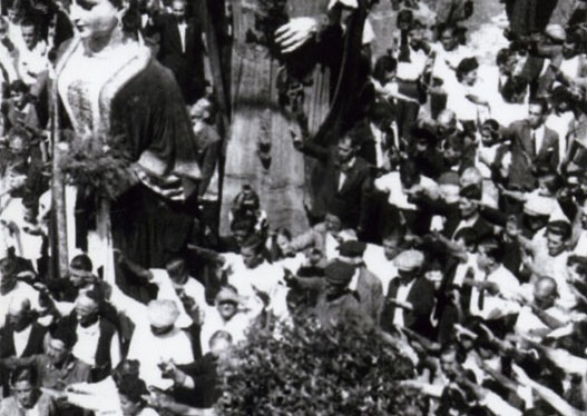 Els Gegants de la Vila de Sitges | Any: 1939 | Foto: ©Arxiu Històric de Sitges, col·lecció Josep Matas i Puig
