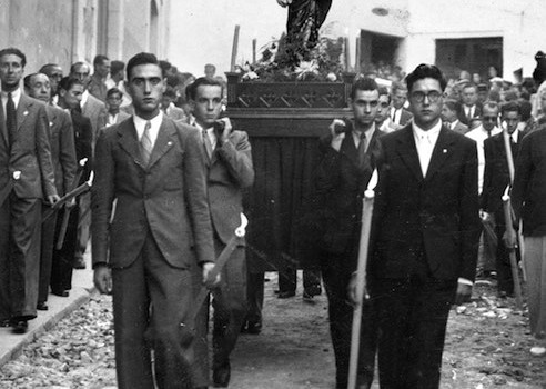 La Processó de St. Bartomeu | Any: 1942 | Foto: ©Arxiu Sebastià Giménez