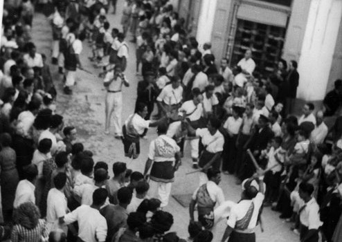 Ball de Bastons de Sitges | Any: 1948 | Foto: ©Arxiu Sebastià Giménez