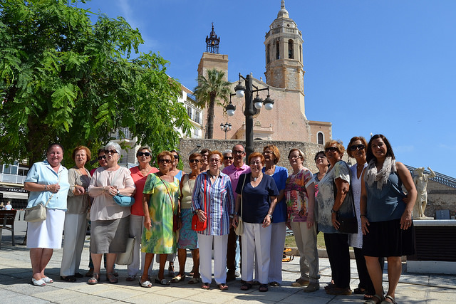 Encesa dels 21 Morterets de Santa Tecla 2015 Sitges