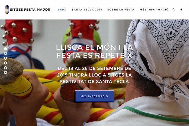 Web oficial de la Festa Major de Sitges