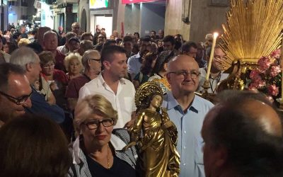 La imatge de Santa Tecla es trasllada avui al carrer Jesús
