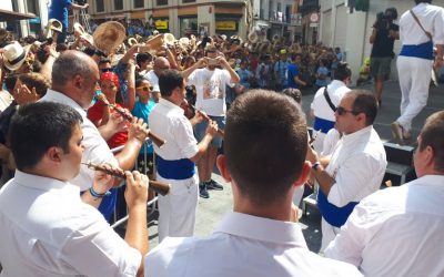 Les gralles donen el tret de sortida a la festa en honor a Sant Bartomeu