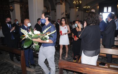 Sitges celebra la diada de Sant Bartomeu amb nostàlgia i un emotiu i solemne Ofici de Festa Major