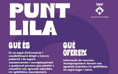 L’Ajuntament instal·la el Punt Lila a diferents ubicacions aquest mes d’agost