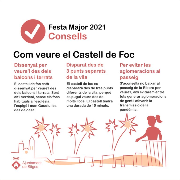 Castell de foc Sitges 2021