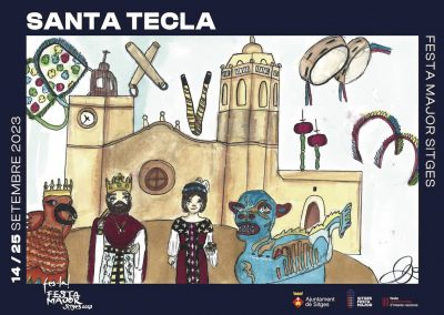 Santa Tecla Sitges 2023 Cartell
