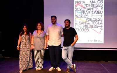 La Festa Major de Sitges 2025 presenta la imatge gràfica amb el so com a protagonista